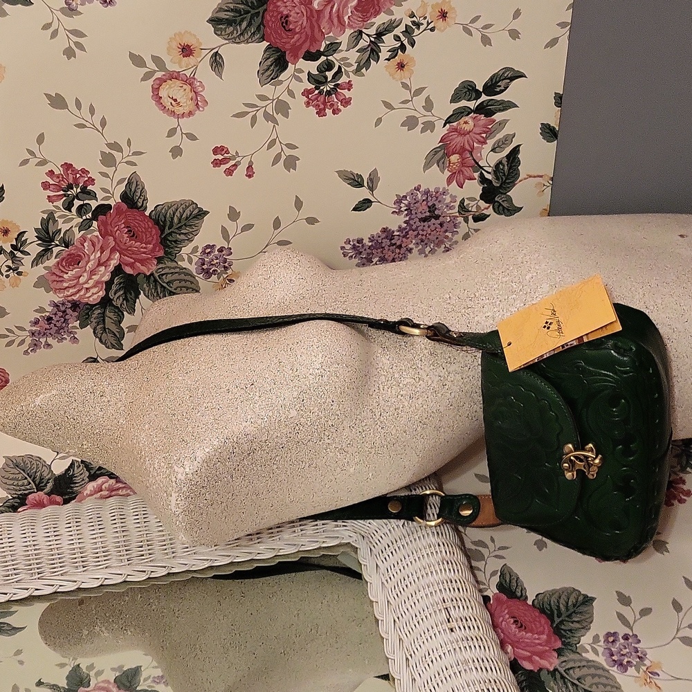 Patricia Nash Micaela soft green rosetool - Picture 7 of 8
